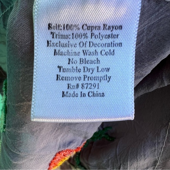 JOHNNY WAS BUTTON DOWN DRESS TUNIC TOP BLUE GRAY SIZE SMALL - Picture 7 of 13